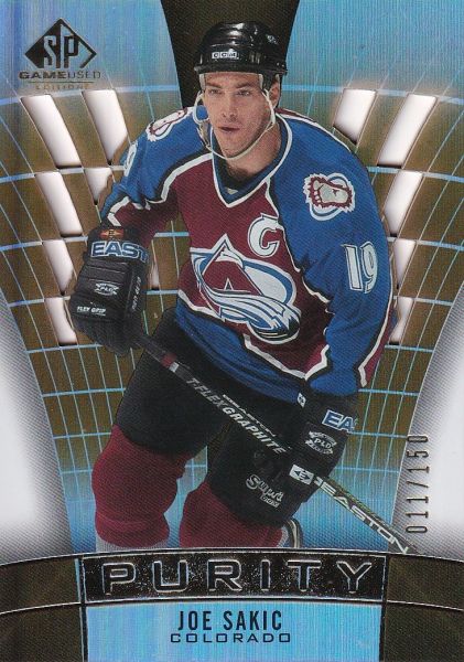 insert karta JOE SAKIC 21-22 SPGU Purity Gold /150